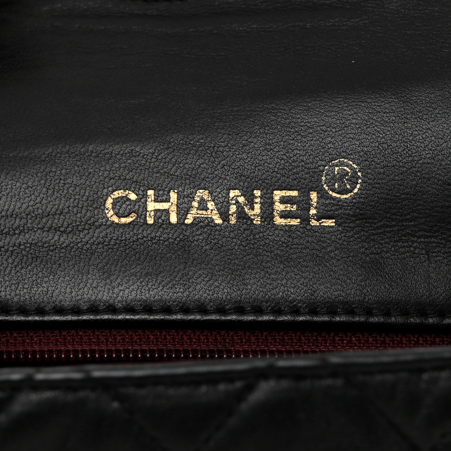 Chanel Lambskin Quilted Mini Square Flap Bag Black 6 of 9