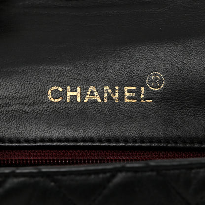 Chanel Lambskin Quilted Mini Square Flap Bag Black 6 of 9