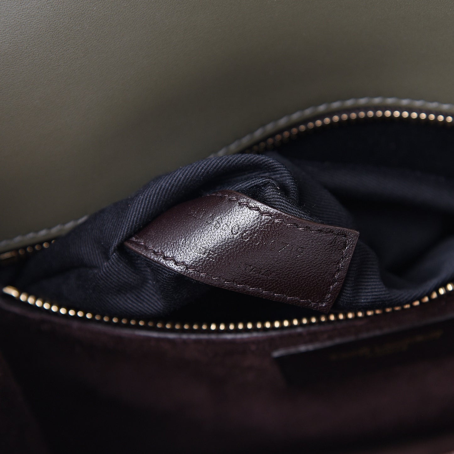 Smooth Calfskin Carre Satchel Green