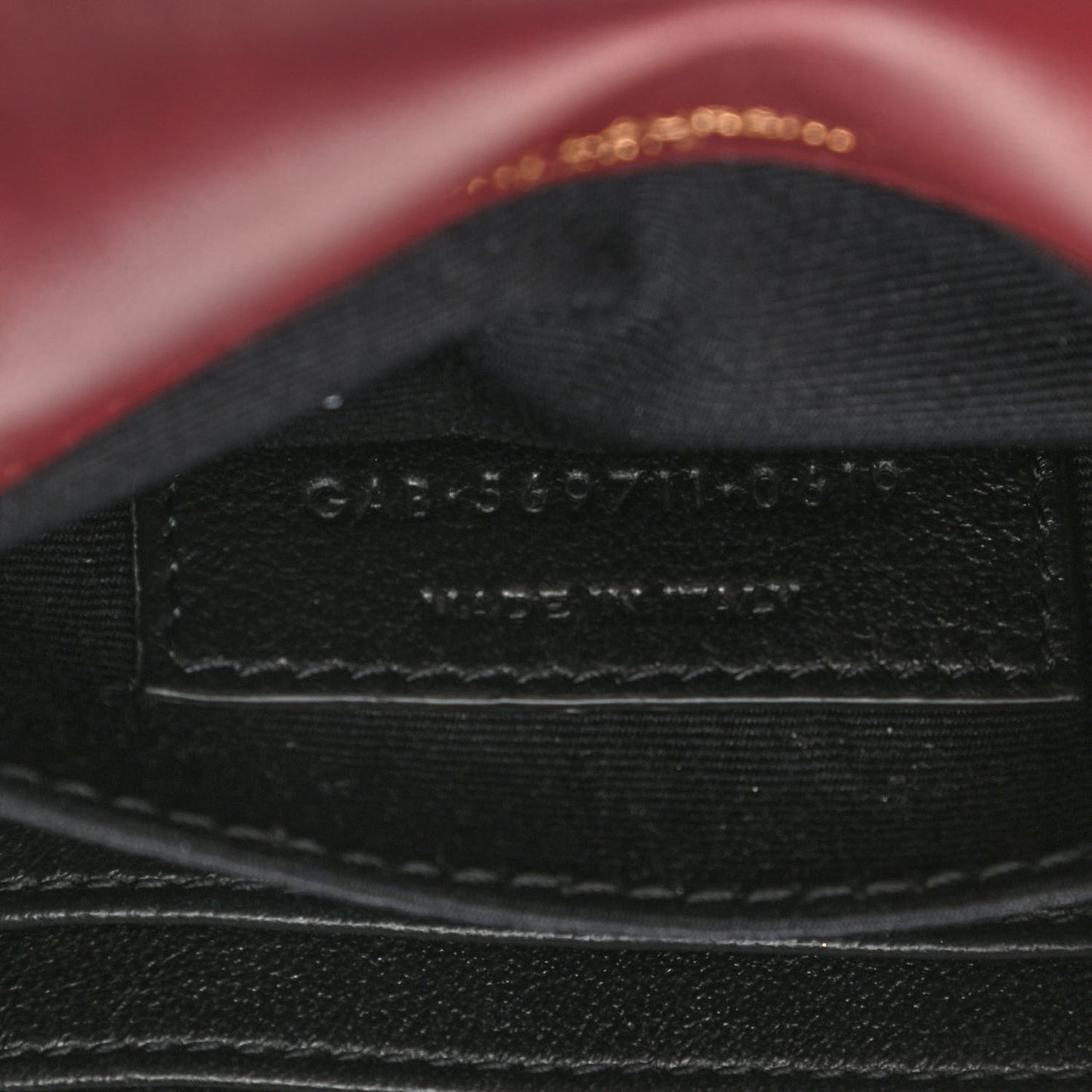 Lambskin Monogram Jamie Belt Bag Red