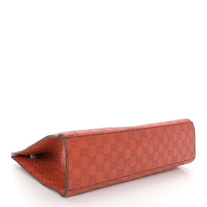 Gucci Guccissima Large Emily Chain Shoulder Bag Sun Orange 4 of 14