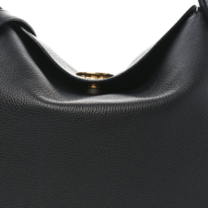 Mulberry Small Classic Grain Calfskin Leighton Black 8 of 10