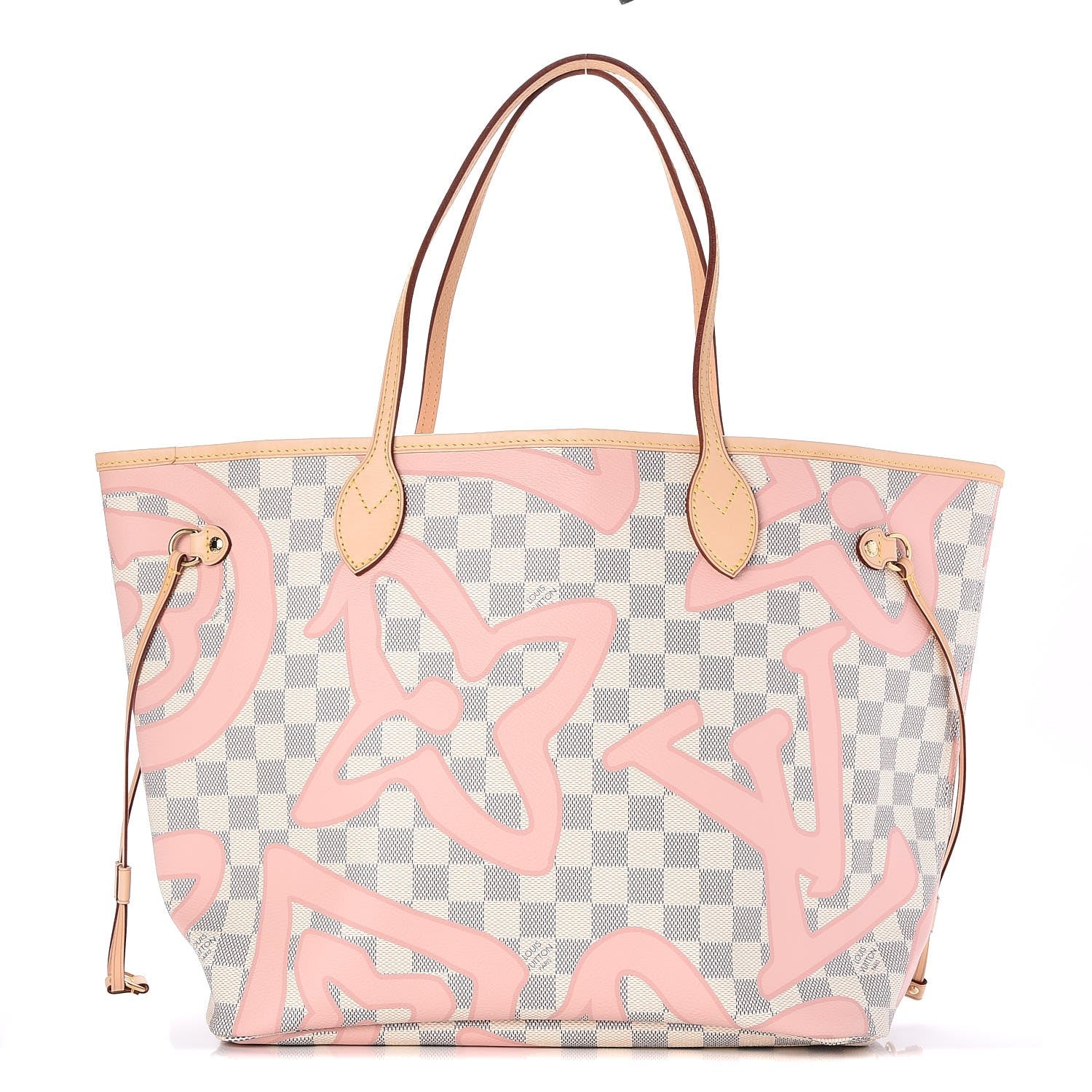 Mikimoto LOUIS VUITTON Damier Azur Tahitienne Neverfull MM 1 of 8