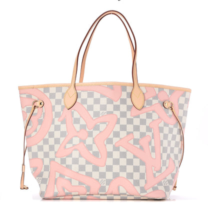Mikimoto LOUIS VUITTON Damier Azur Tahitienne Neverfull MM 1 of 8