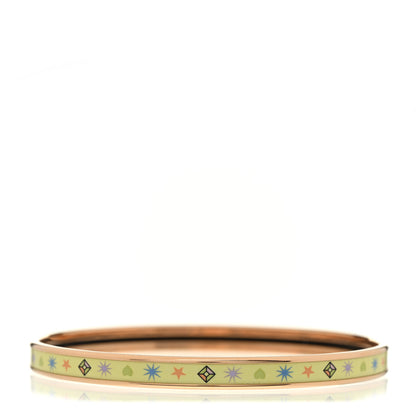 Hermes Enamel Printed Chorus Stellarum Extra Narrow Bracelet 70 Hypno 1 of 6