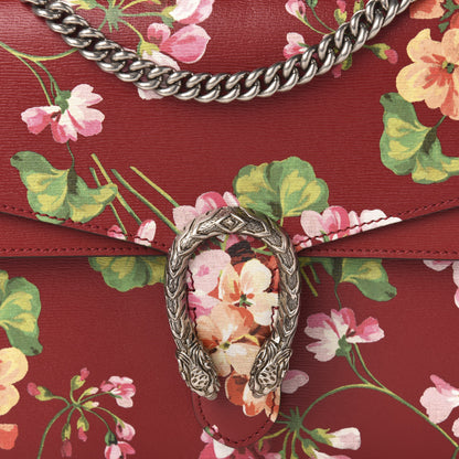 Gucci Calfskin Blooms Print Medium Dionysus Shoulder Bag Romantic Cherry Multicolor 13 of 13
