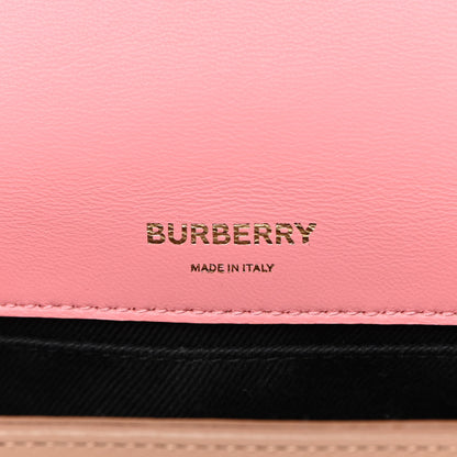 Burberry Lambskin Quilted Small Lola Bag Peony Camel 6 of 11