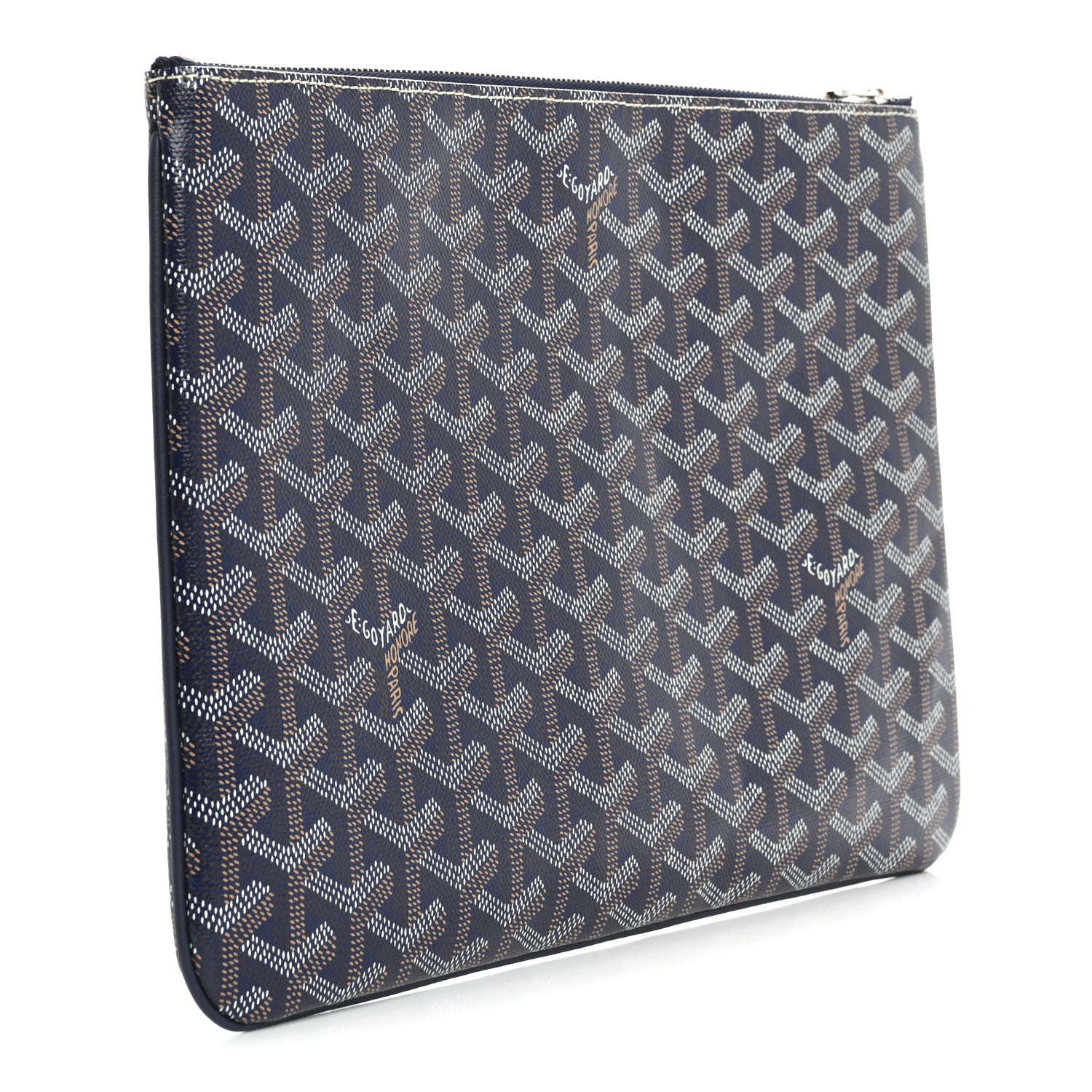 Goyard Goyardine Senat MM Pocket Navy 3 of 9