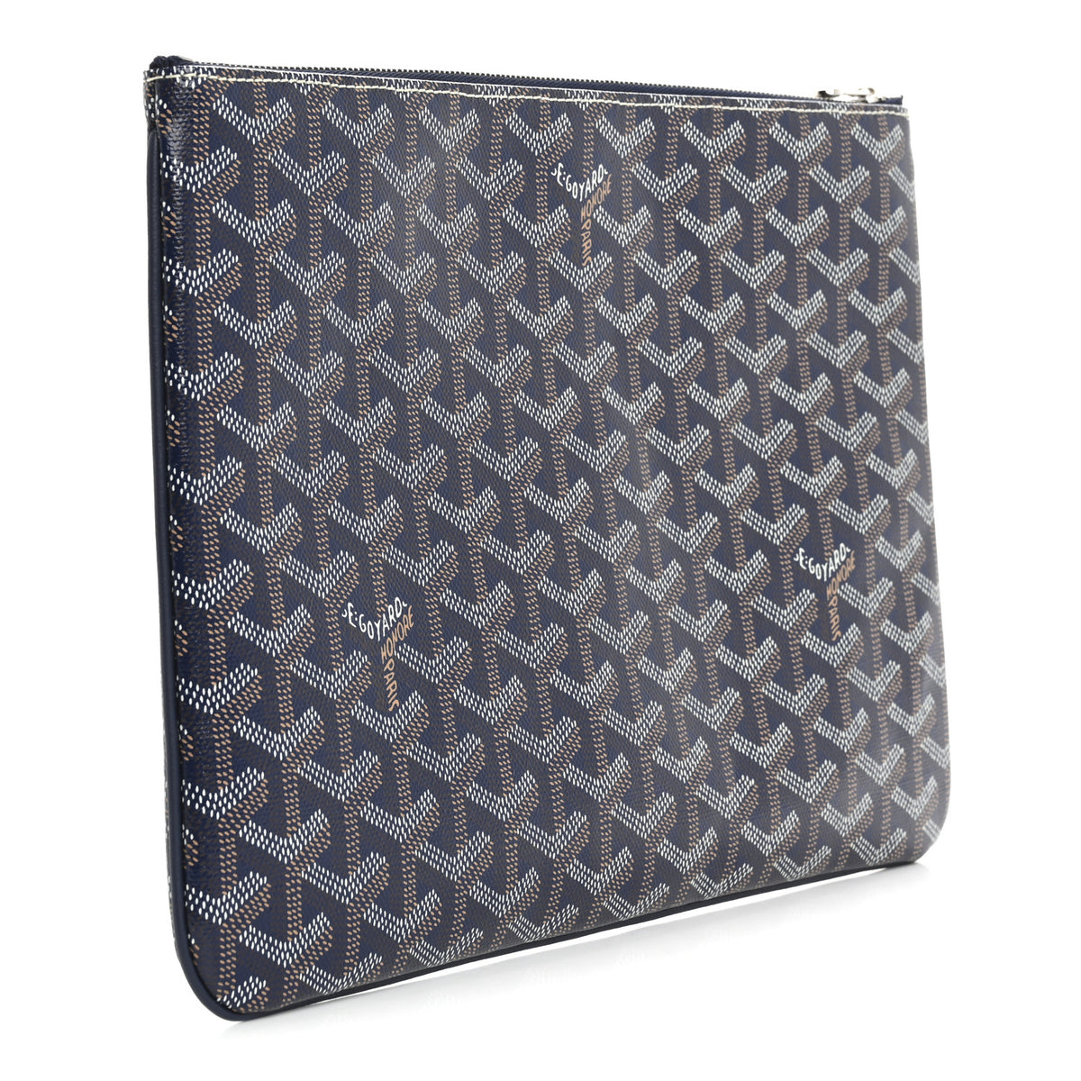 Goyard Goyardine Senat MM Pocket Navy 3 of 9