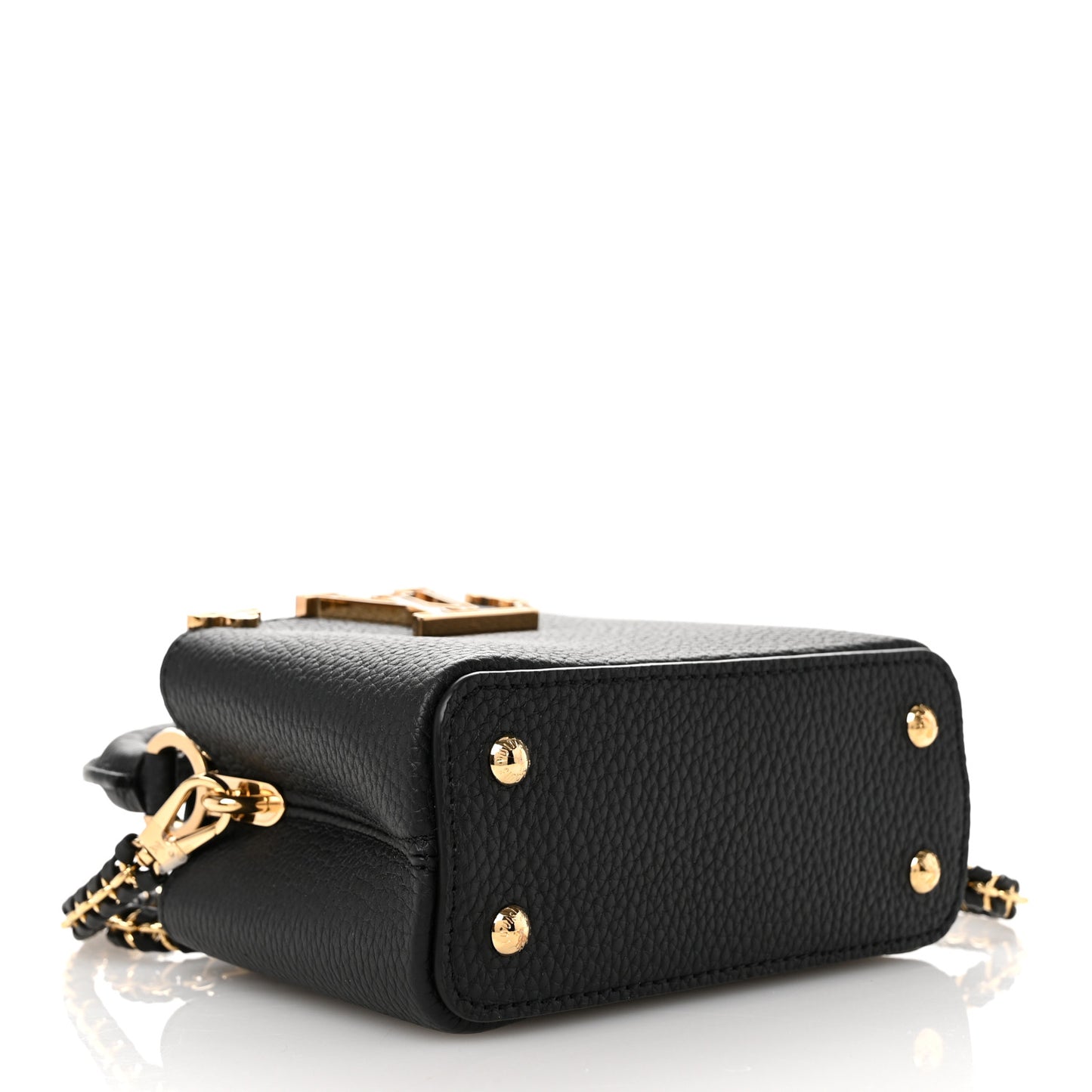 Taurillon Embellished Flower Crown Capucines Nano Black