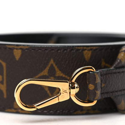 Louis Vuitton Monogram Bandouliere Shoulder Strap Black 2 of 5