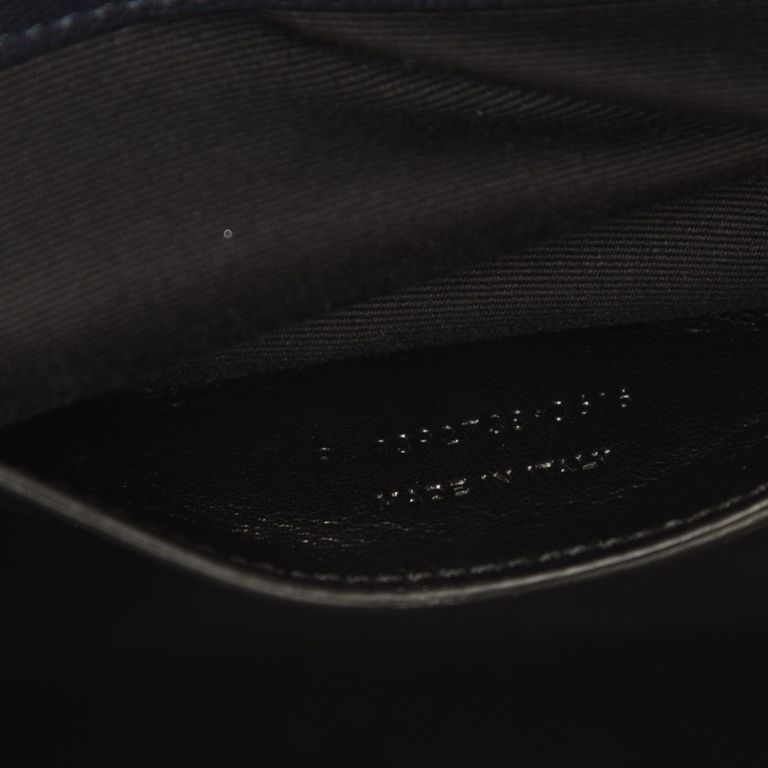 Saint Laurent Sheepskin Matelasse Chevron Monogram Large College Satchel Navy Blue 8 of 8