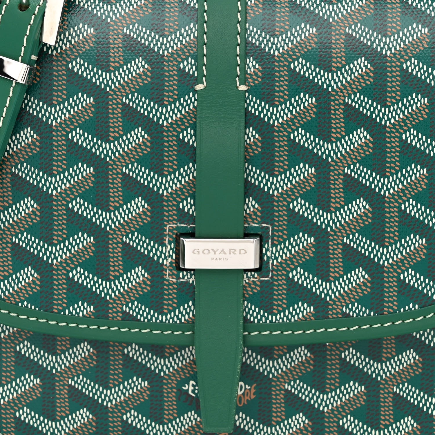 Goyard Goyardine Belvedere II PM Messenger Bag Green 7 of 10