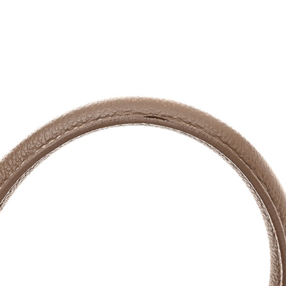 Saint Laurent Grained Calfskin Topstitch Small Classic Sac De Jour Taupe 17 of 17