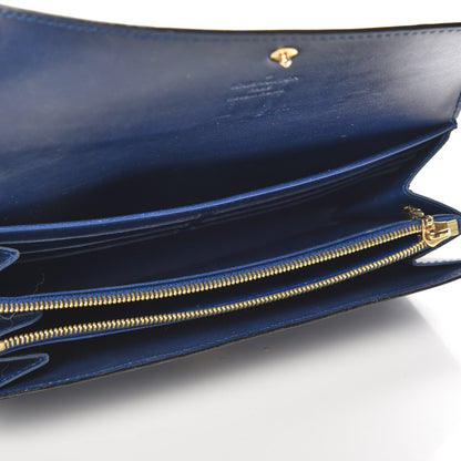 Louis Vuitton Vernis Sarah Wallet Grand Blue 7 of 7