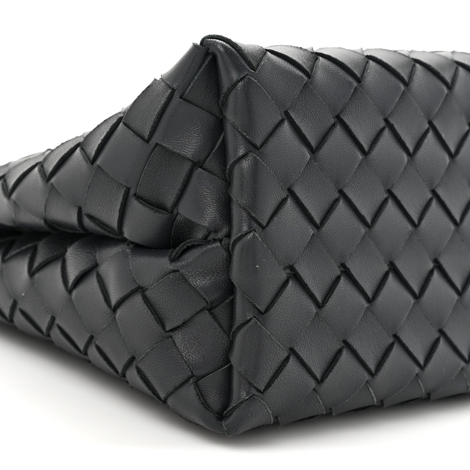 Bottega Veneta Nappa Intrecciato Small Andiamo With Chain Shoulder Bag Deep Blue 9 of 13