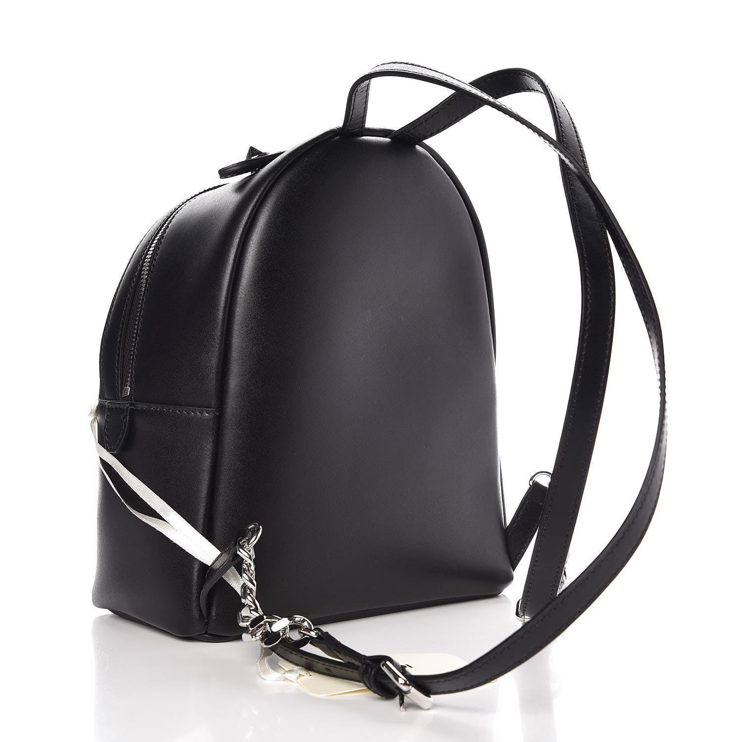 Fendi Vitello Liberty Pearl Romantic Bow Mini Backpack Black 2 of 13