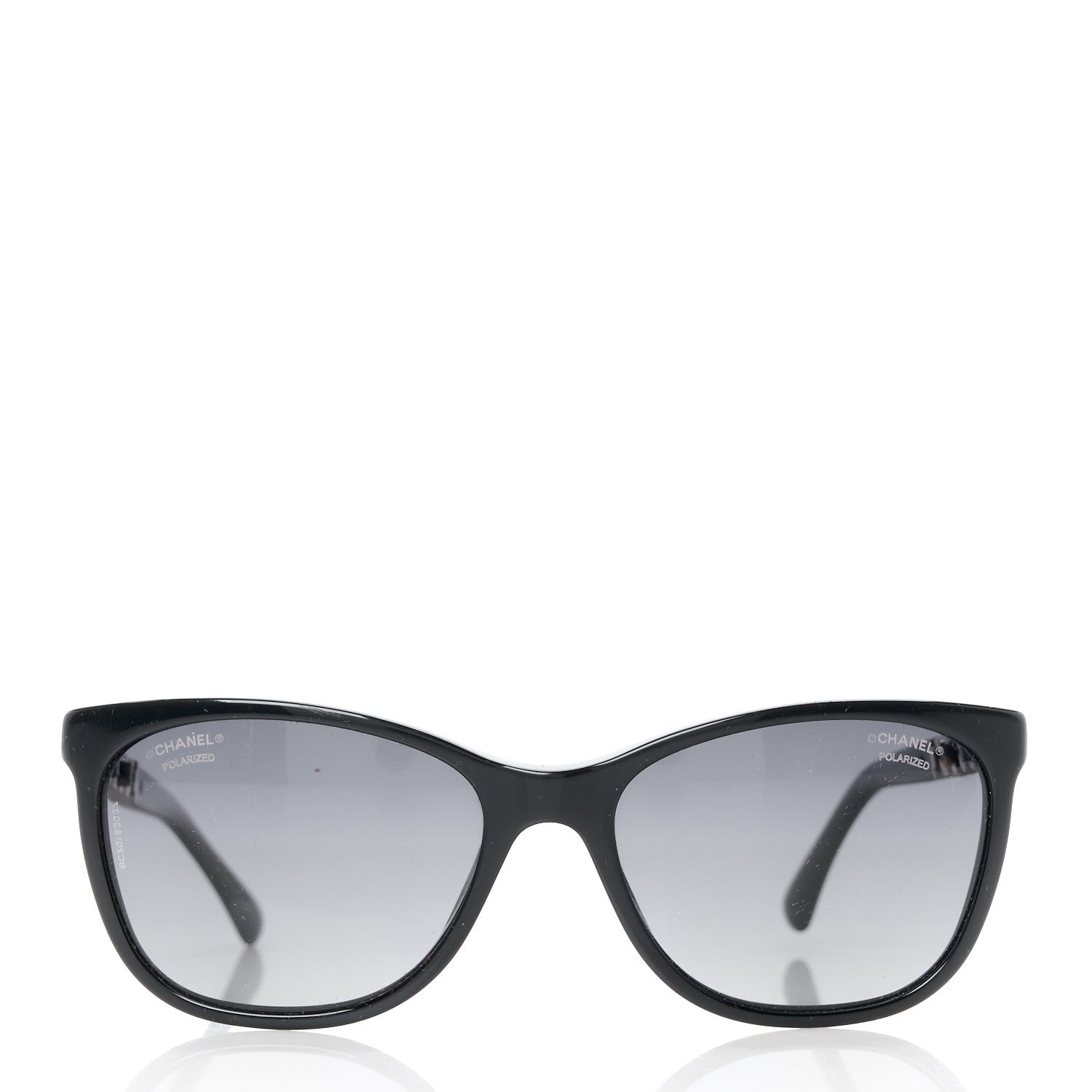 Chanel Cat Eye Chain Polarized Sunglasses 5260-Q Black 2 of 8