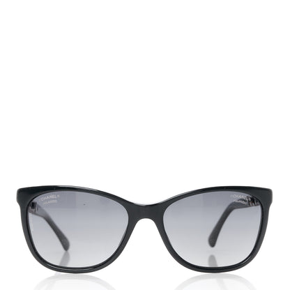 Chanel Cat Eye Chain Polarized Sunglasses 5260-Q Black 2 of 8