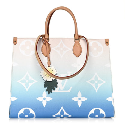 Louis Vuitton Monogram Giant By The Pool Onthego GM Blue 1 of 11