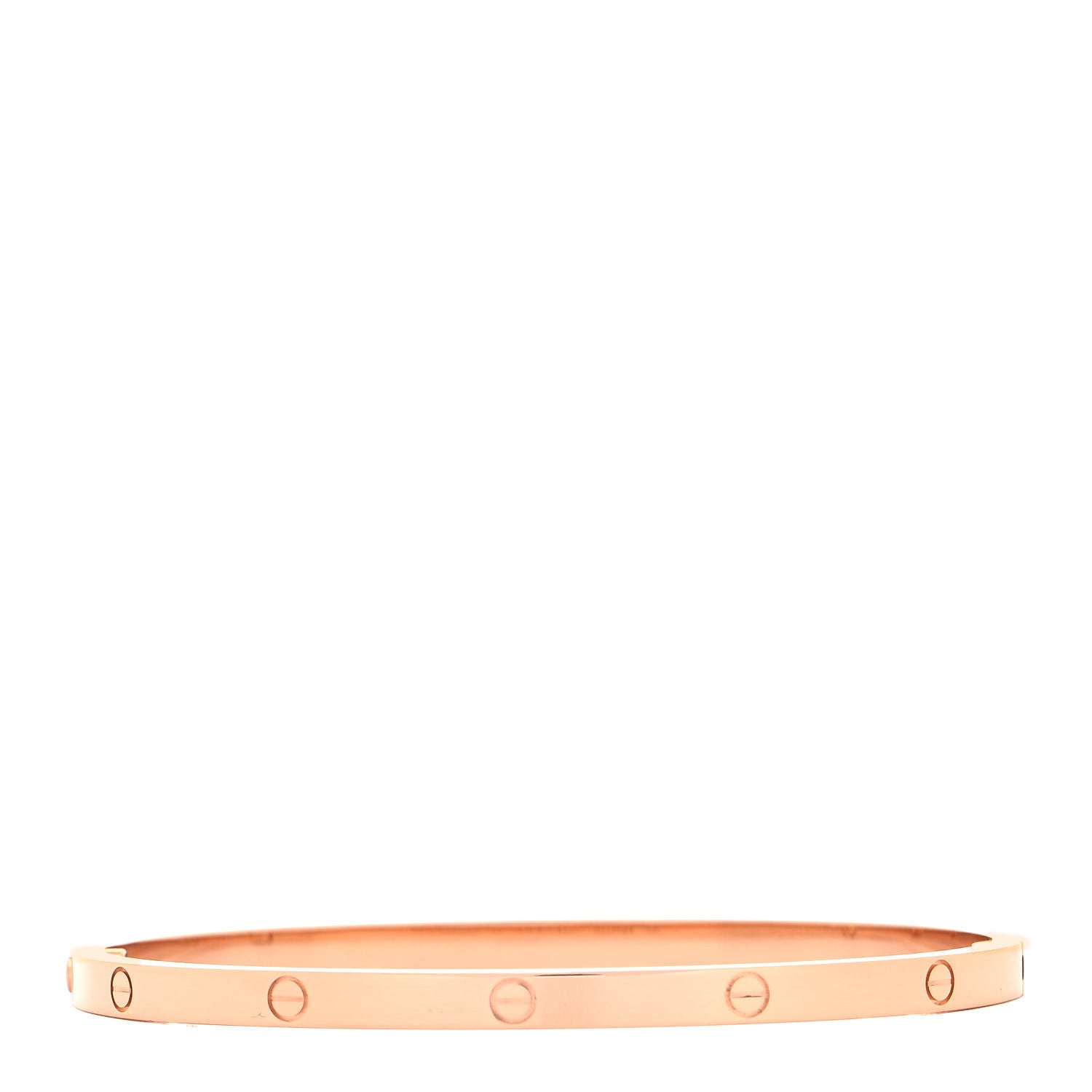 Cartier 18K Pink Gold Small LOVE Bracelet 17 3 of 6