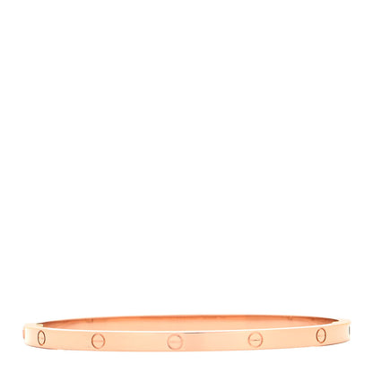 Cartier 18K Pink Gold Small LOVE Bracelet 17 3 of 6