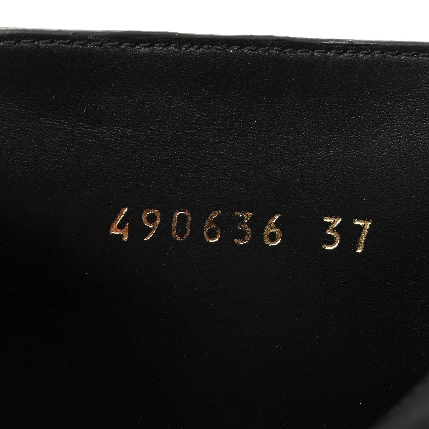 Balenciaga Patent Allover Logo Ankle Boots 37 Black 7 of 8