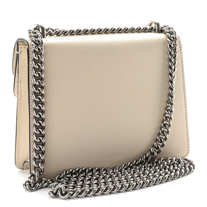 Gucci Textured Calfskin Crystal Mini Dionysus Shoulder Bag Mystic White 3 of 9