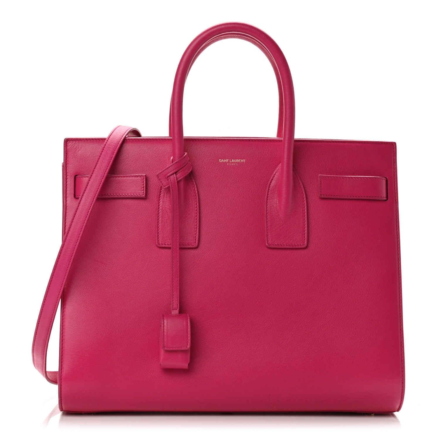 Saint Laurent Calfskin Small Sac De Jour Bubblegum 1 of 11