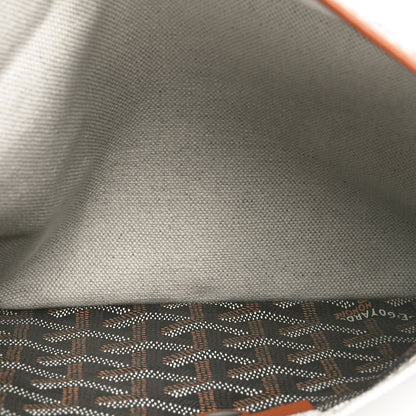 Goyard Goyardine Canvas Le Foulard Pouch Black Gold Off White 6 of 9