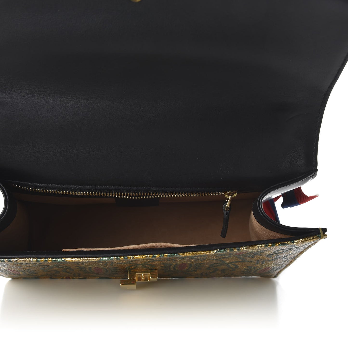 Iridescent Brocade Small Sylvie Shoulder Bag Gold