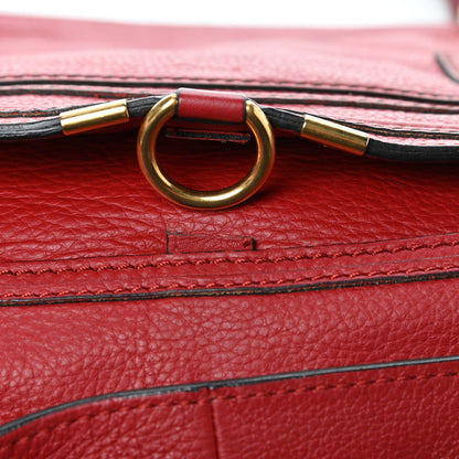 Chloe Calfskin Medium Marcie Satchel Peony Red 7 of 11