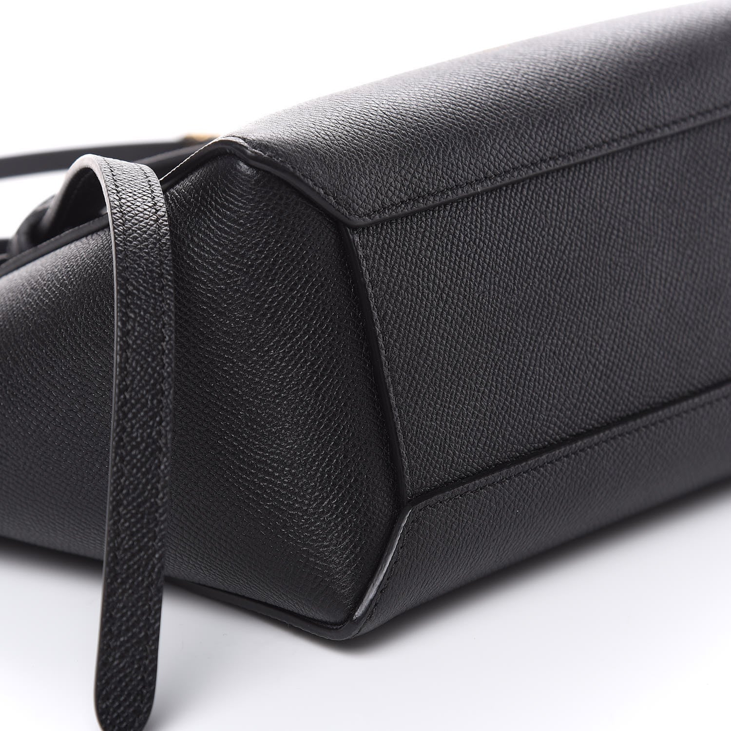 Celine Grained Calfskin Nano Belt Bag Black 9 of 9