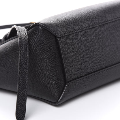Celine Grained Calfskin Nano Belt Bag Black 9 of 9