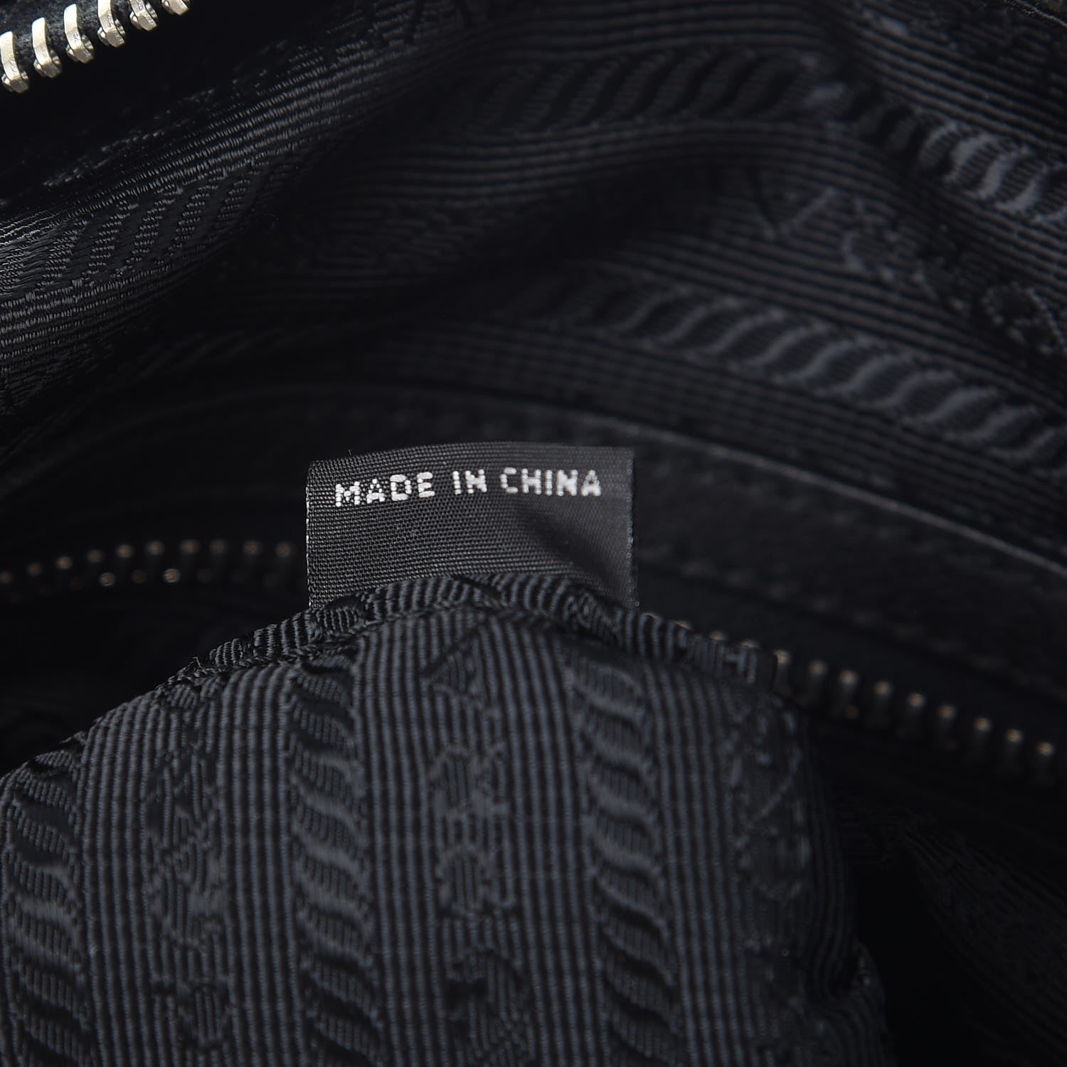 Prada Tessuto Nylon Sacca Shoulder Bag Nero Black 7 of 11