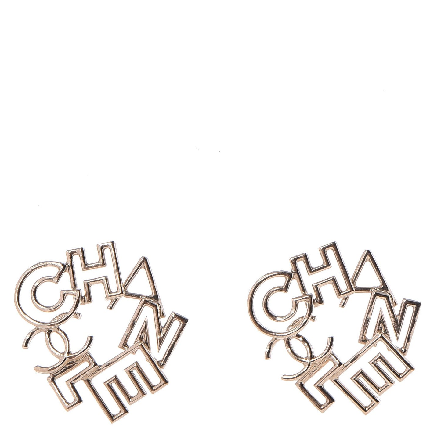 CC Logo Earrings Gold