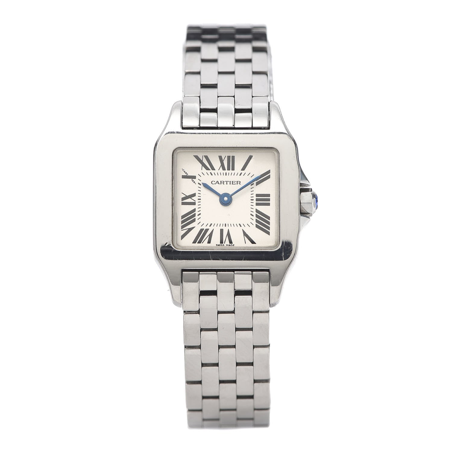 Cartier Stainless Steel 20mm Santos Demoiselle Quartz Watch 1 of 8