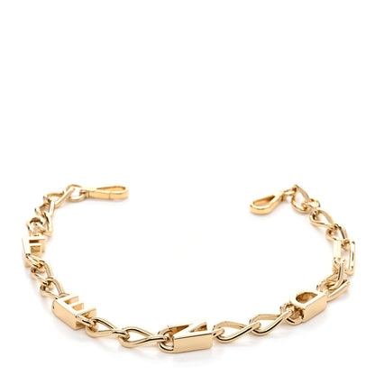 Fendi Metal Logo Strap You Gold 4 of 5