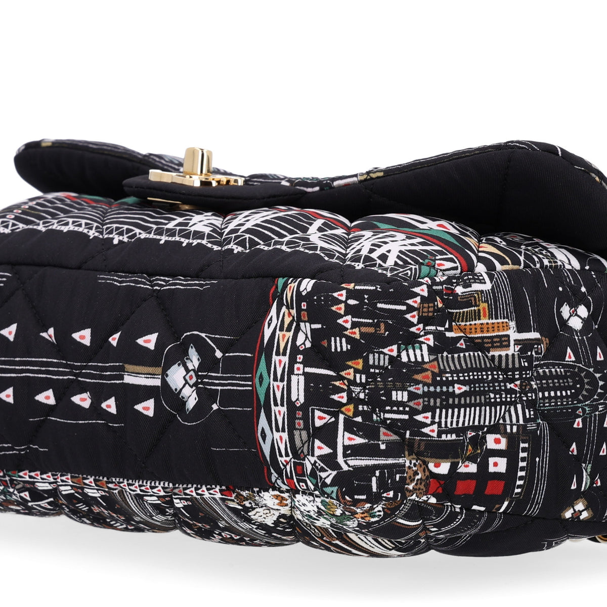 Nylon New York Skyline Flap Black Multicolor