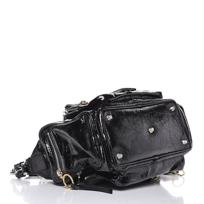 Chloe Crinkled Patent Betty Hobo Black 4 of 15