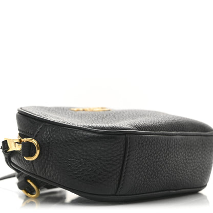 Prada Vitello Daino Logo Belt Bag Black 9 of 12