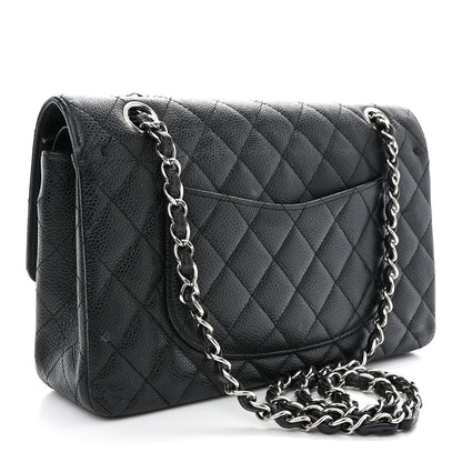 Chanel Caviar Quilted Medium Double Flap Black 3 of 14