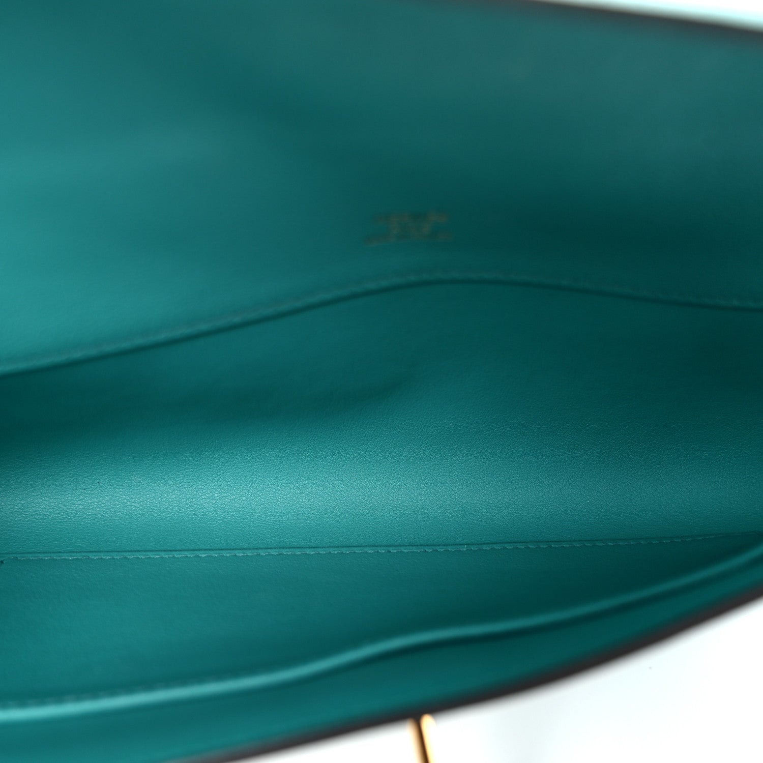 Hermes Swift Kelly Cut Clutch Pochette Vert Verone 5 of 10