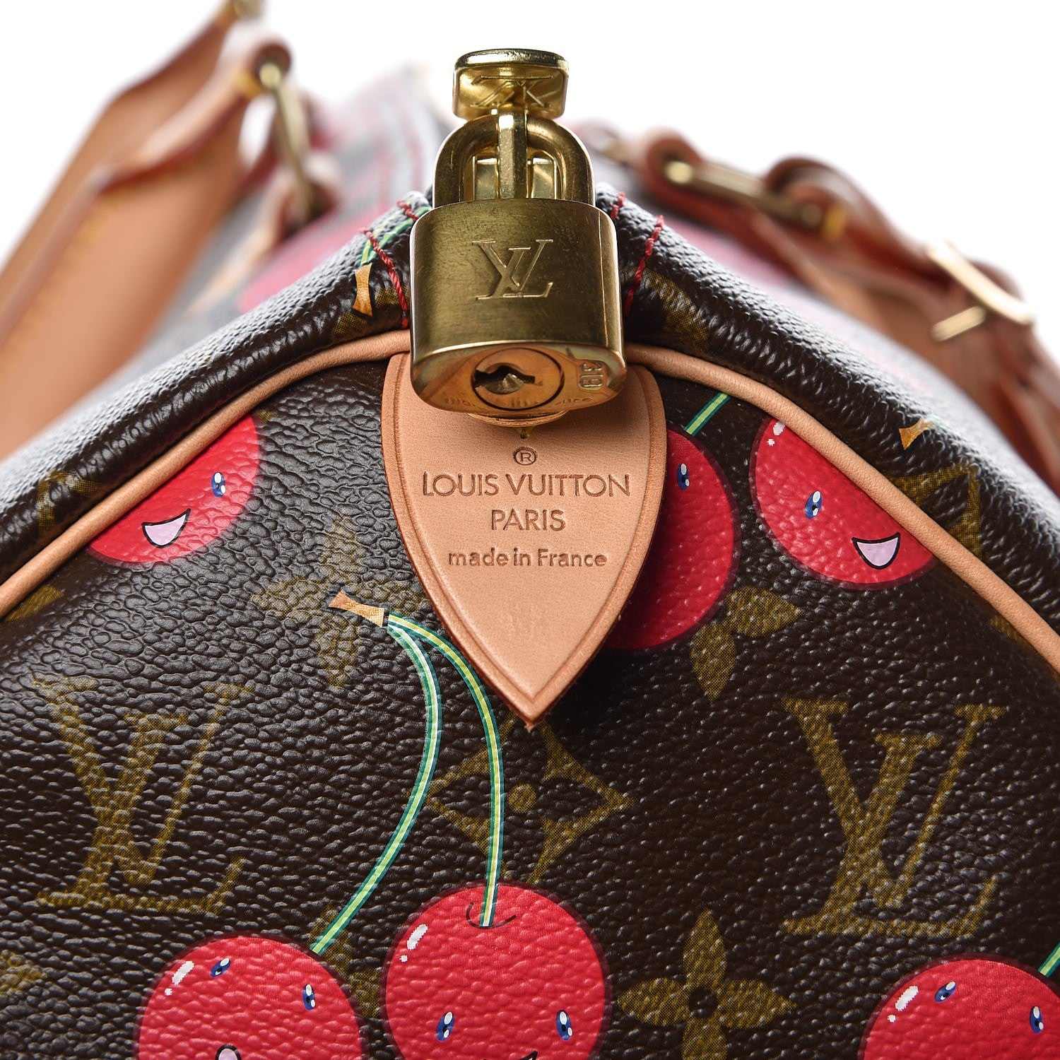 Louis Vuitton Monogram Cerises Keepall 45 6 of 9