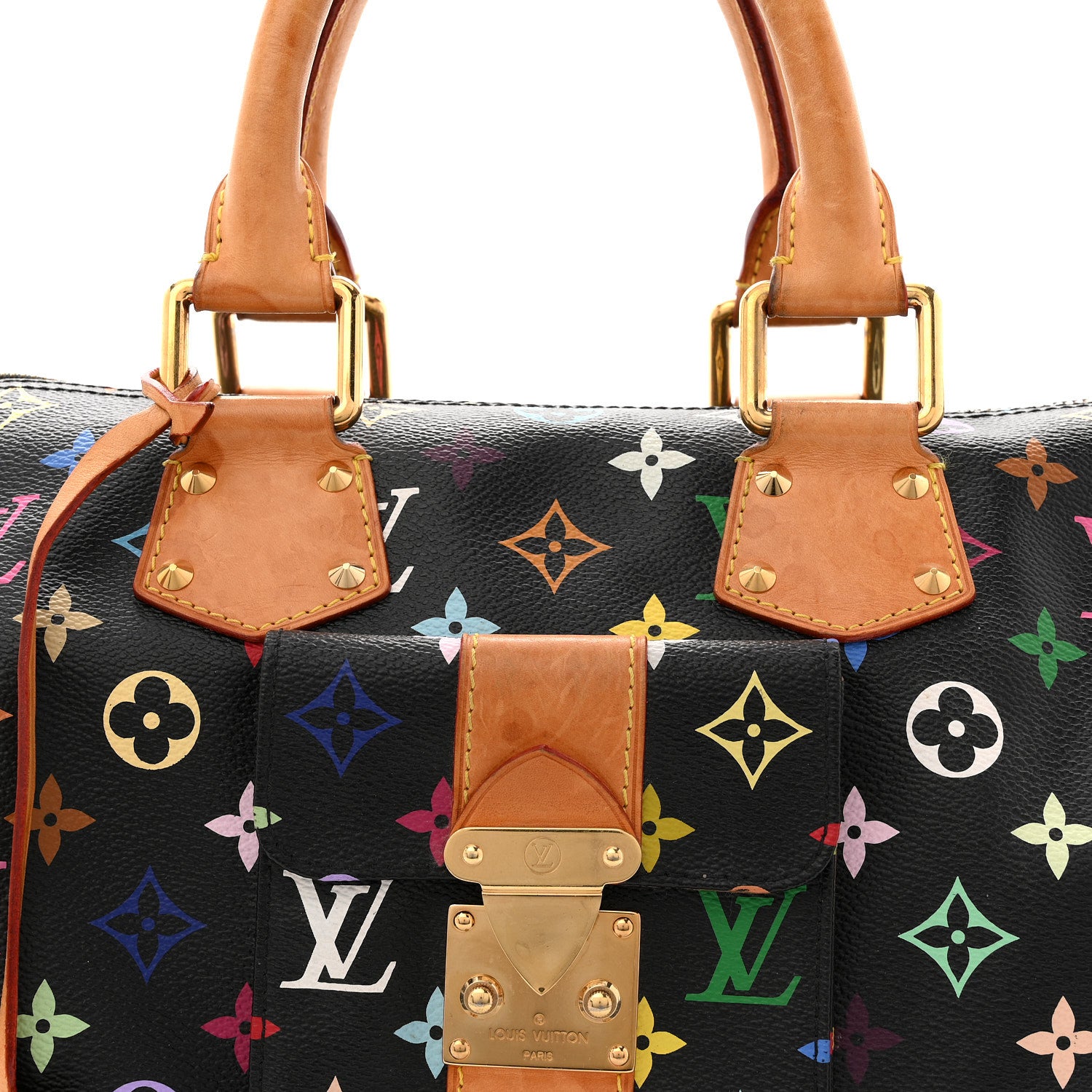 Louis Vuitton Monogram Multicolor Speedy 30 Black 7 of 13