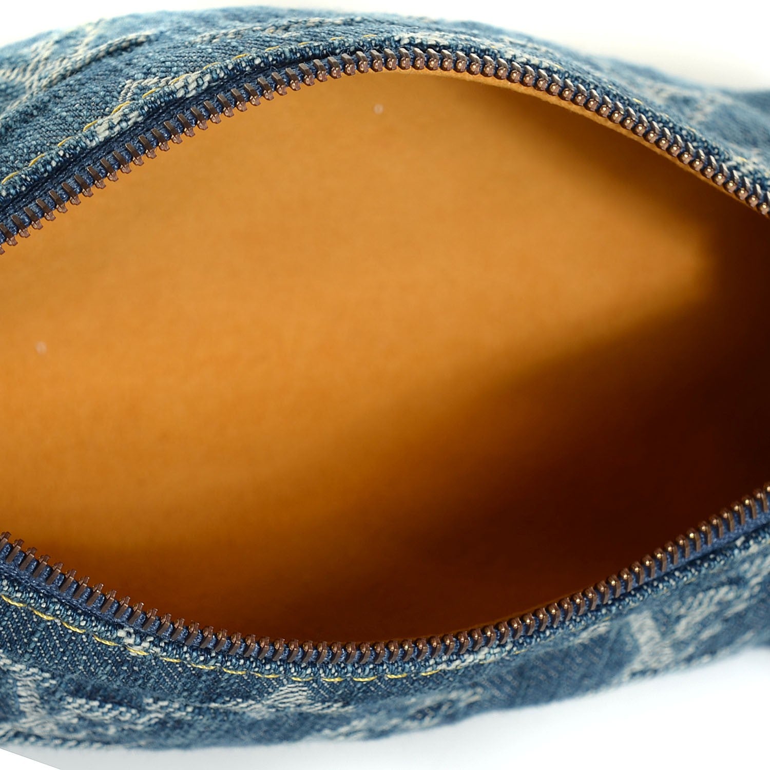 Louis Vuitton Monogram Denim Speedy GM Pochette Case 5 of 7