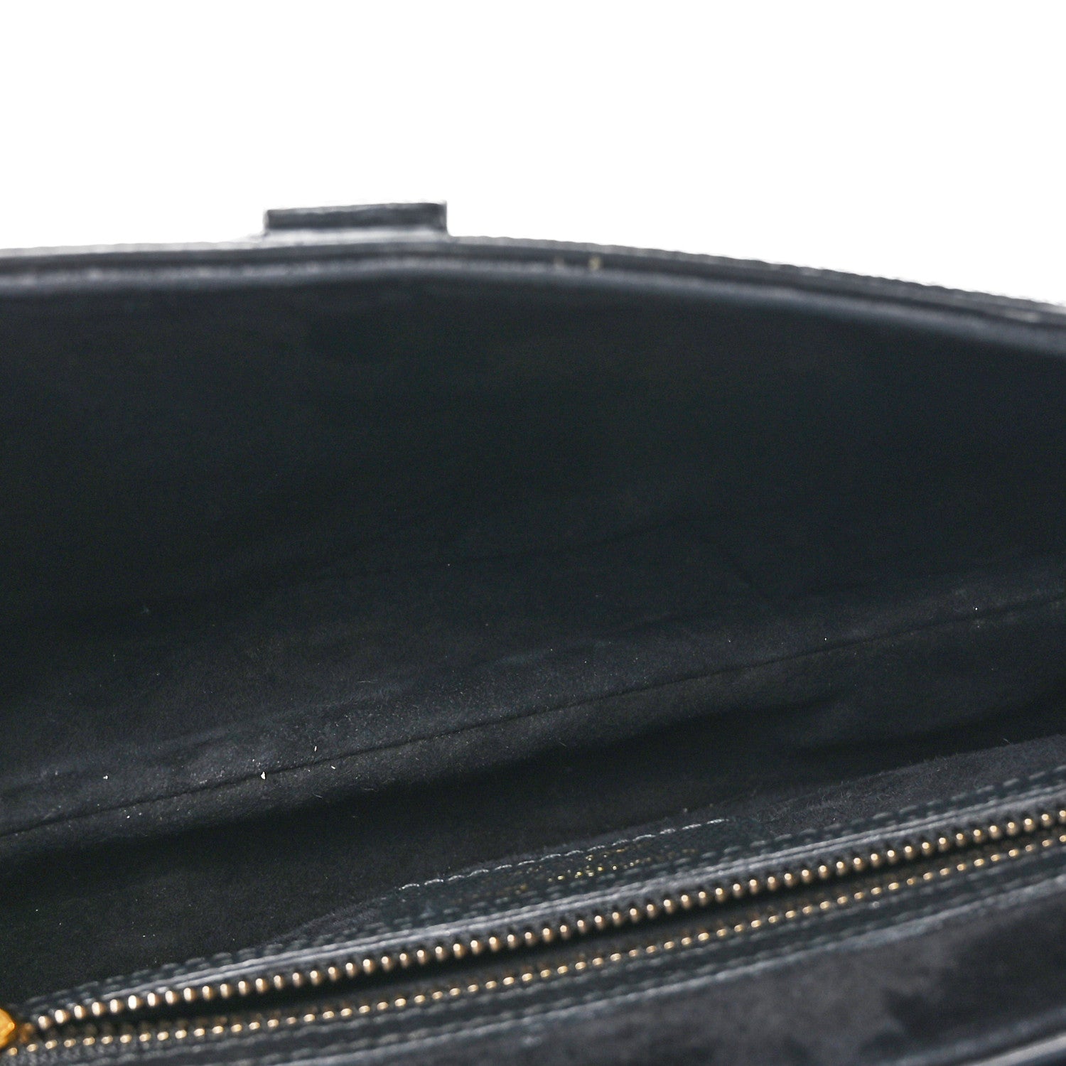 Christian Dior Grained Calfskin Saddle Bag With Strap Black 5 of 9