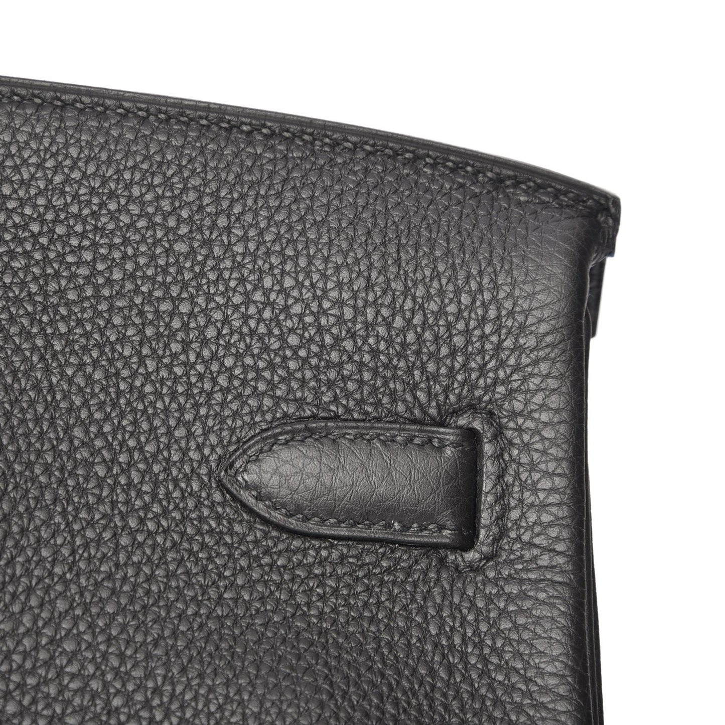Togo Birkin 35 Black Bleu Agate