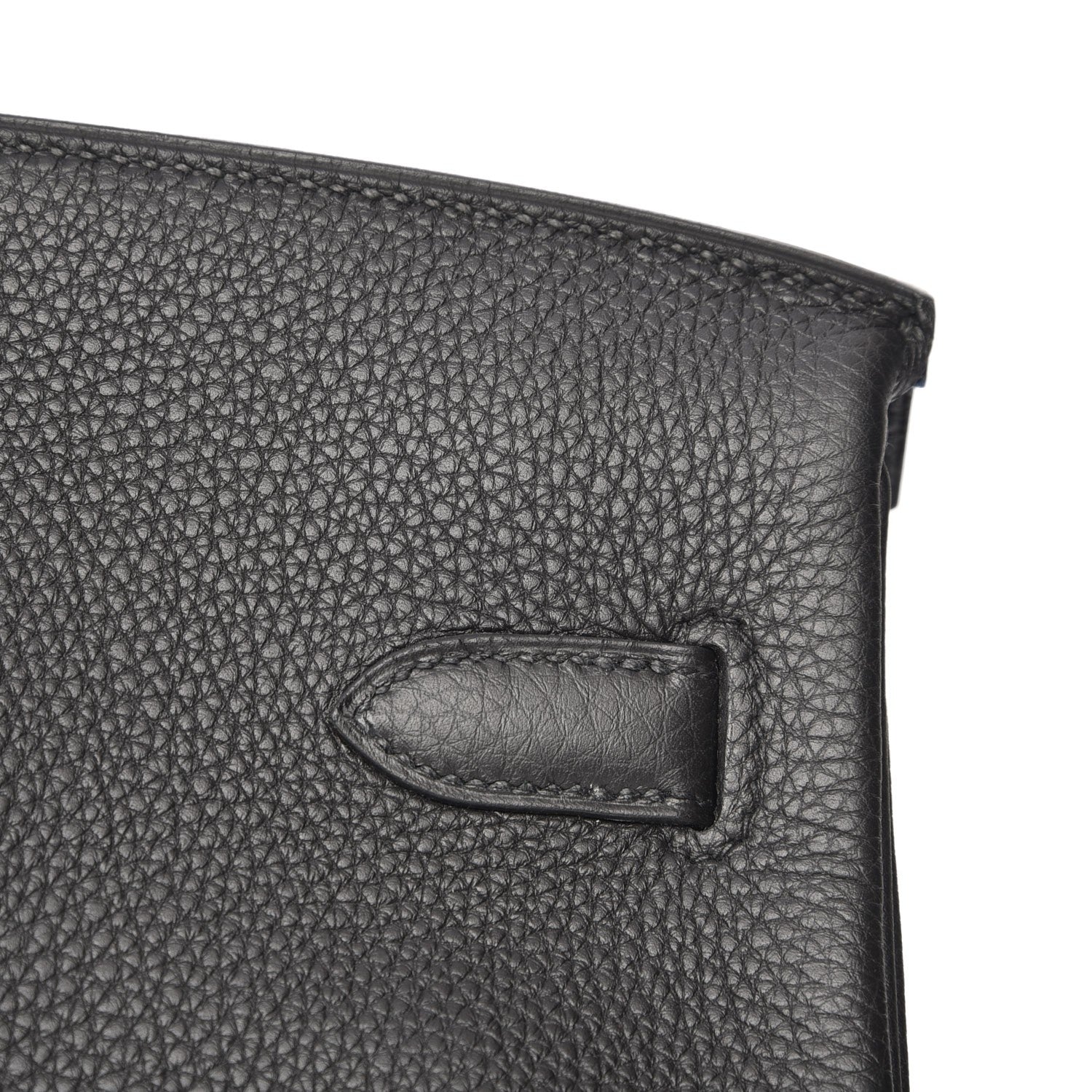 Hermes Togo Birkin 35 Black Bleu Agate 7 of 30