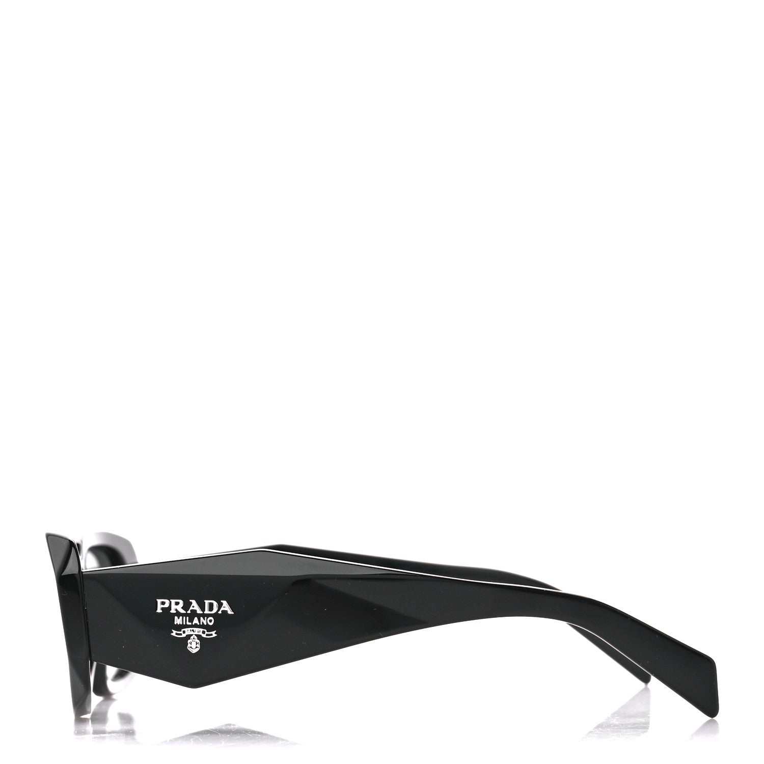 Prada Acetate Symbole Sunglasses SPR 17W Black 3 of 8